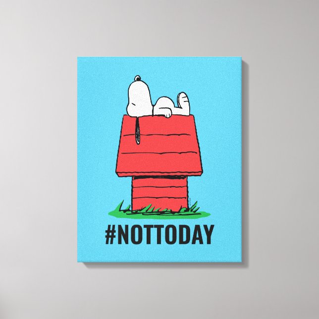 Peanuts | Snoopy Napping Canvas Print (Front)