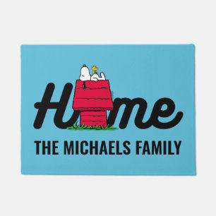 Peanuts Snoopy Napping Doormat