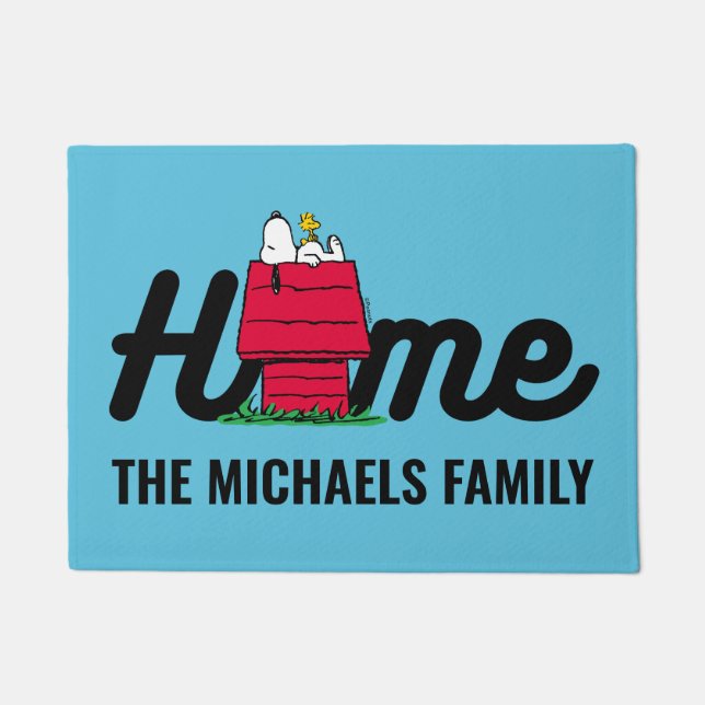 Peanuts | Snoopy Napping Doormat (Front)