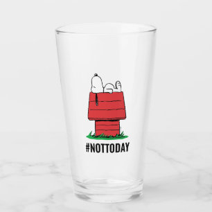 Peanuts   Snoopy Napping Glass