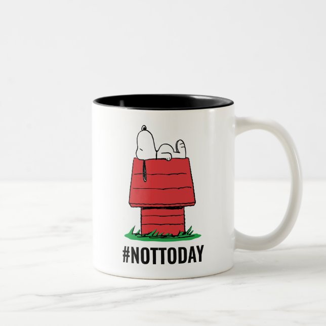 Peanuts | Snoopy Napping Two-Tone Coffee Mug (Right)