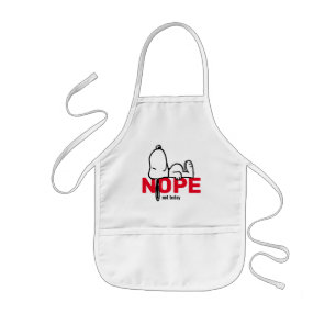 Peanuts   Snoopy Not Today Kids Apron