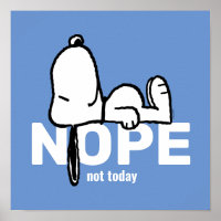 Peanuts | Snoopy Not Today