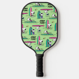 Peanuts   Snoopy Ocean High Tide Pattern Pickleball Paddle
