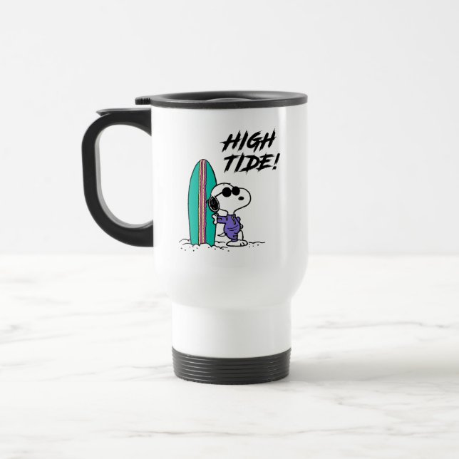 Peanuts | Snoopy Ocean High Tide Travel Mug (Left)