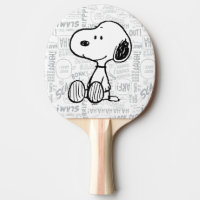 PEANUTS | Snoopy on Black White Comics 2