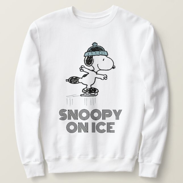 Peanuts | Snoopy On Ice Sweatshirt (Design Front)