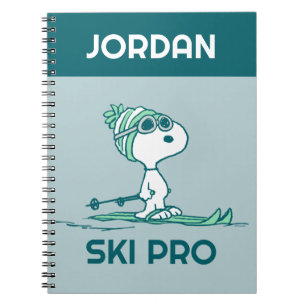 Peanuts   Snoopy on Skies Notebook