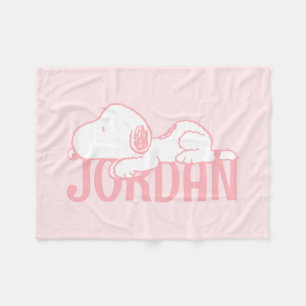 Peanuts   Snoopy Pastel Baby Fleece Blanket