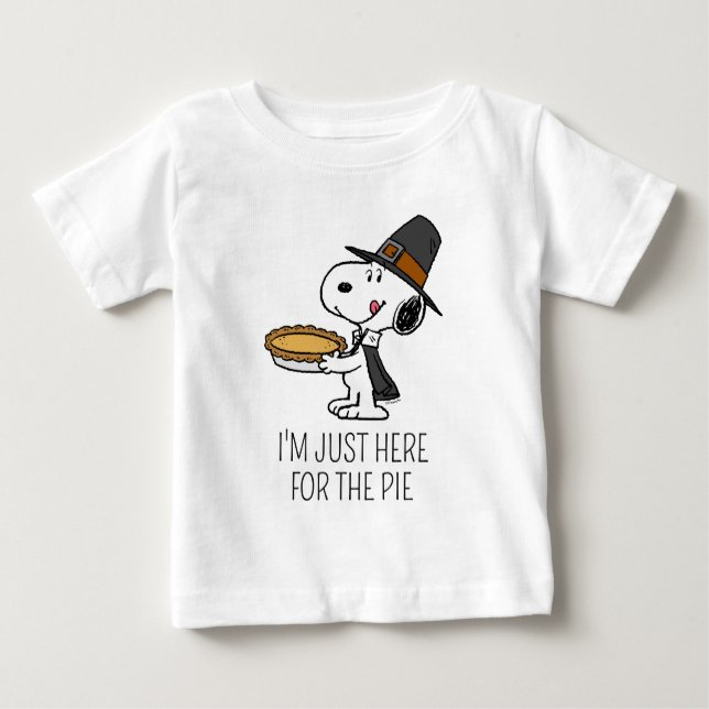 Peanuts | Snoopy Pilgrim Baby T-Shirt (Front)
