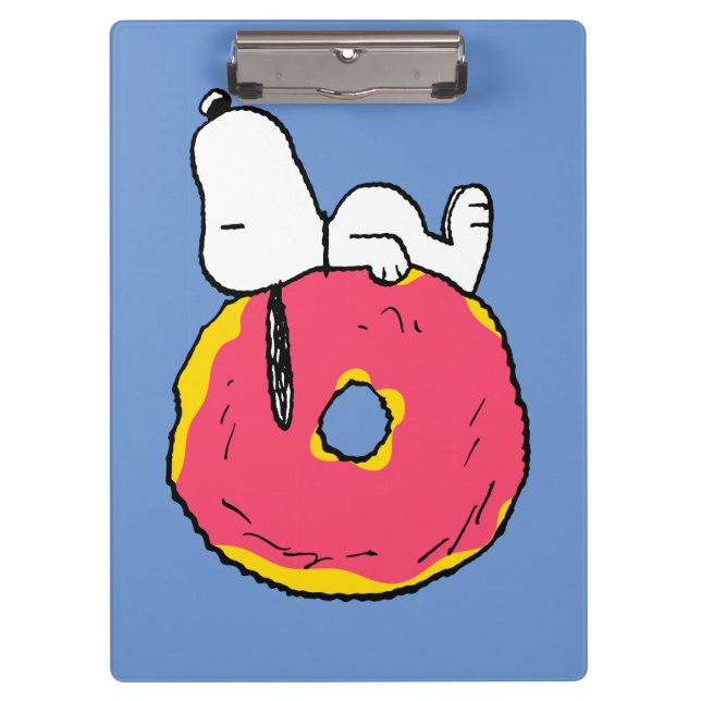 Peanuts | Snoopy Pink Doughnut Clipboard (Front)