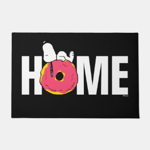 Peanuts   Snoopy Pink Doughnut Doormat