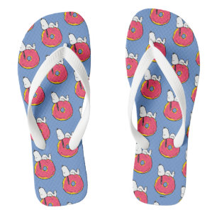 Peanuts   Snoopy Pink Doughnut Jandals