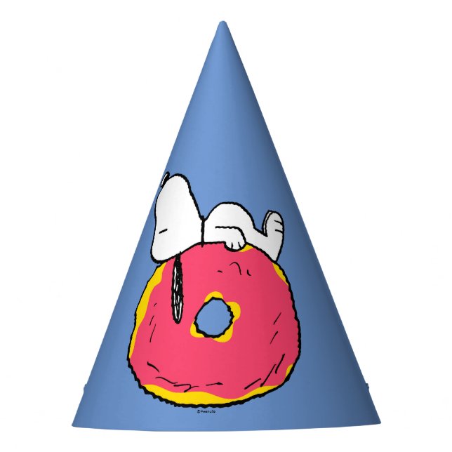 Peanuts | Snoopy Pink Doughnut Party Hat (Front)