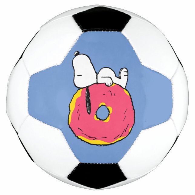 Peanuts | Snoopy Pink Doughnut Soccer Ball (Front)