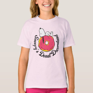 Peanuts Snoopy Pink Doughnut T-Shirt