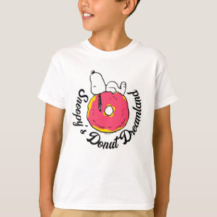 Peanuts Snoopy Pink Doughnut T-Shirt