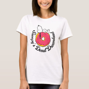 Peanuts Snoopy Pink Doughnut T-Shirt