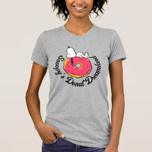 Peanuts Snoopy Pink Doughnut T-Shirt