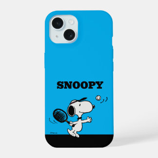 Peanuts | Snoopy Plays Tennis iPhone 15 Case