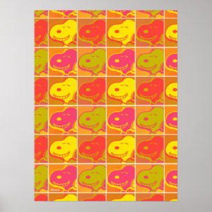 Peanuts   Snoopy Pop Art Pattern Poster
