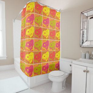 Peanuts   Snoopy Pop Art Pattern Shower Curtain