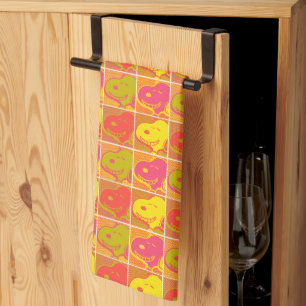Peanuts   Snoopy Pop Art Pattern Tea Towel