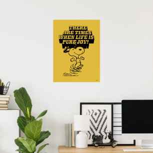 Peanuts   Snoopy Pure Joy Poster