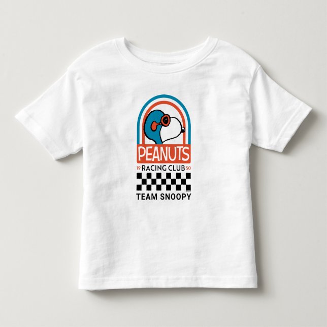 Peanuts | Snoopy Racing Club Toddler T-Shirt (Front)