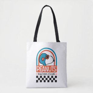 Peanuts   Snoopy Racing Club Tote Bag