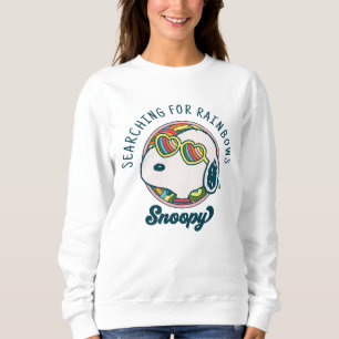 Peanuts Snoopy Rainbow Heart Sunglasses Sweatshirt