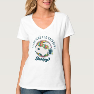 Peanuts Snoopy Rainbow Heart Sunglasses T-Shirt