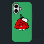 Peanuts | Snoopy Red Puffer Jacket iPhone 16 Case<br><div class="desc">Check out this fun Peanuts design featuring Snoopy in his red puffy winter jacket.</div>