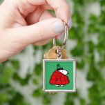 Peanuts | Snoopy Red Puffer Jacket Key Ring<br><div class="desc">Check out this fun Peanuts design featuring Snoopy in his red puffy winter jacket.</div>