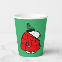 Peanuts | Snoopy Red Puffer Jacket