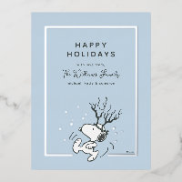 Peanuts | Snoopy Reindeer Family Photo