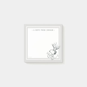 Peanuts   Snoopy Reindeer Post-it Notes