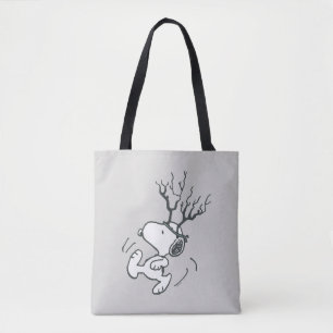 Peanuts   Snoopy Reindeer Tote Bag