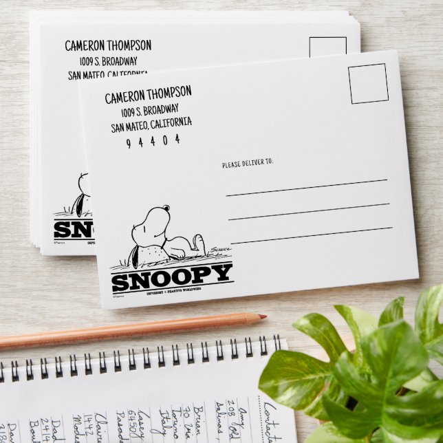 Peanuts | Snoopy Rest Break Envelope (Stacked)