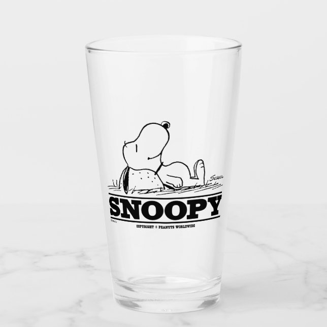 Peanuts | Snoopy Rest Break Glass (Front)