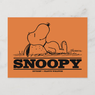 Peanuts   Snoopy Rest Break Postcard