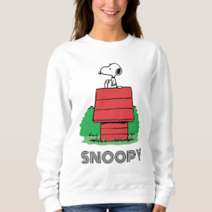 Peanuts Snoopy Resting on Doghouse Sweatshirt