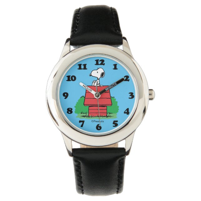 Peanuts | Snoopy Resting on Doghouse Watch (Front)