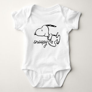 Peanuts Snoopy Run Baby Bodysuit