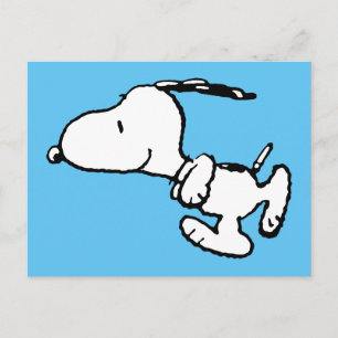 Peanuts Snoopy Run Postcard