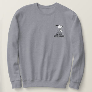 Peanuts Snoopy Running Sweatshirt