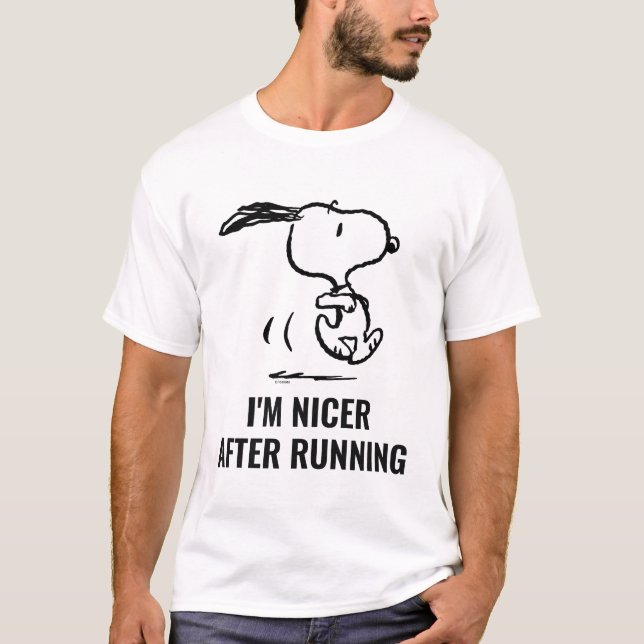 Peanuts | Snoopy Running T-Shirt (Front)