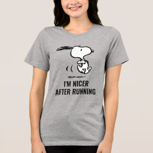 Peanuts Snoopy Running Tri-Blend Shirt