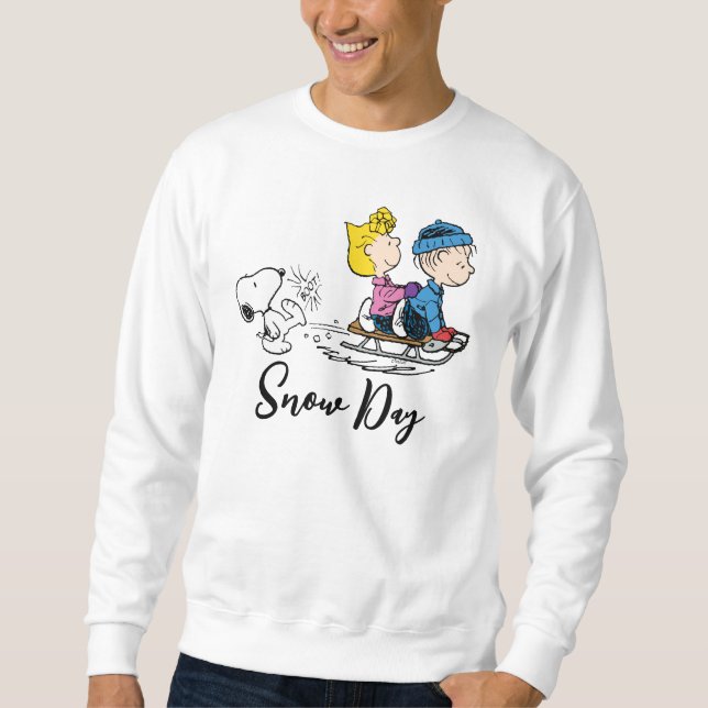 Peanuts | Snoopy, Sally & Linus Sled Riding Sweatshirt (Front)
