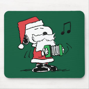 Peanuts   Snoopy Santa Claus Accordian Mouse Pad